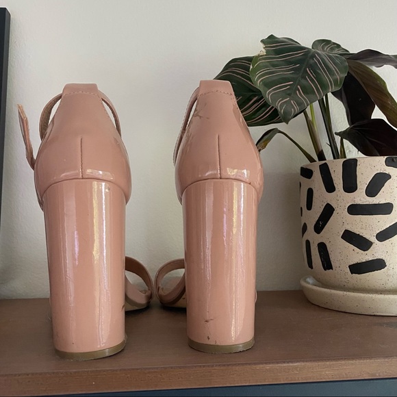 Nude Patent Heels - Picture 3 of 3